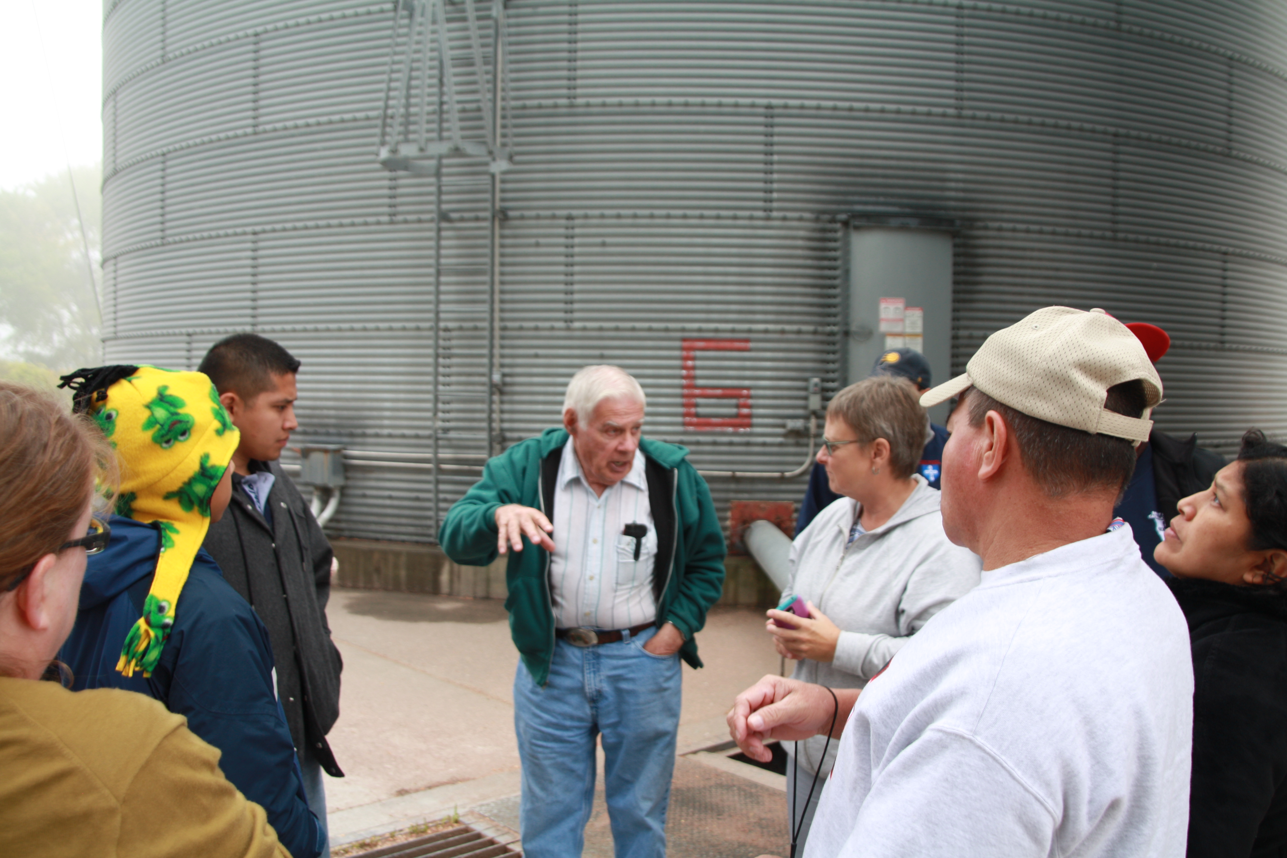 We had a farm tour this week with a group from Honduras.